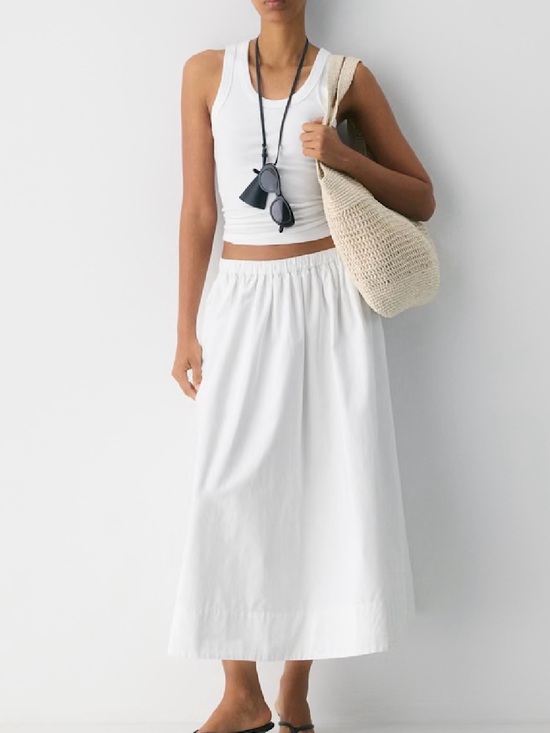 Aritzia Dresses & Skirts - Aritzia Luminary Poplin Skirt